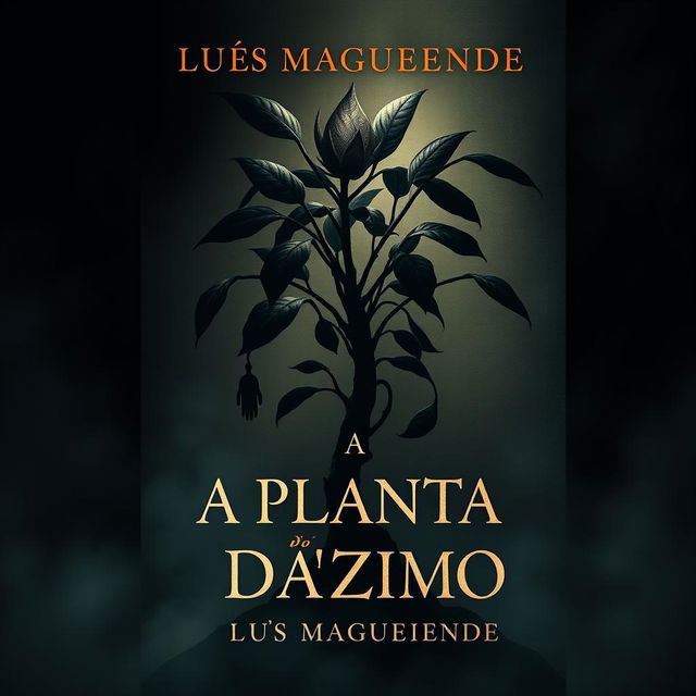 Book cover design for the title 'A PLANTA DO DÍZIMO' by Luís Maguenende