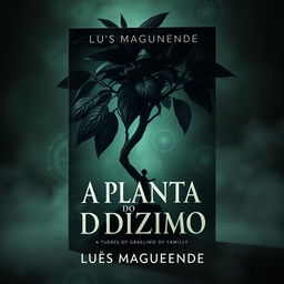 Book cover design for the title 'A PLANTA DO DÍZIMO' by Luís Maguenende