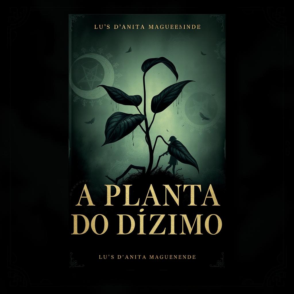 Book cover design for the title 'A PLANTA DO DÍZIMO' by Luís d'Anita Maguenende