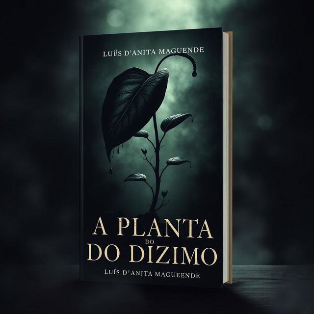 Book cover design for the title 'A PLANTA DO DÍZIMO' by Luís d'Anita Maguenende