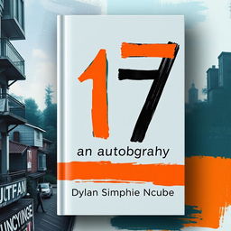 A captivating book cover for "17, an autobiography by Dylan Simphiwe Ncube