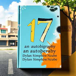 A captivating book cover for "17, an autobiography by Dylan Simphiwe Ncube