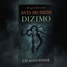 a dark and mysterious book cover for 'A PLANTA DO DIZIMO' by Luis Maguenende