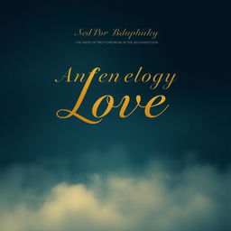 Design a book cover for a poetry anthology focused on love