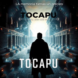 A movie poster for a sci-fi thriller film titled "Tocapu," with the tagline "La memoria tiene un precio