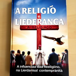 Book cover featuring the title "A Religião e a Liderança" and the subtitle "A Influência da Religião na Liderança Contemporânea"