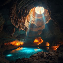 A captivating exploration of five underground wonders of the world, showcasing their breathtaking beauty