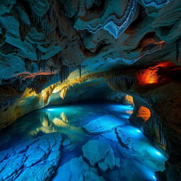 A captivating exploration of five underground wonders of the world, showcasing their breathtaking beauty