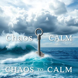 A serene and hopeful image illustrating transformation from chaos to calm