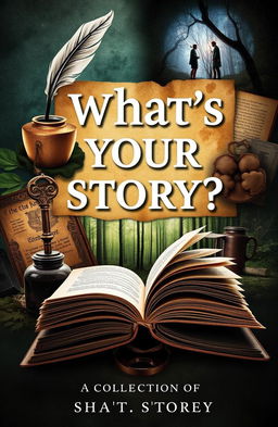 A beautifully designed book cover titled "What's Your Story?"