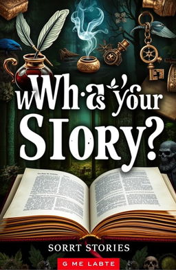 A beautifully designed book cover titled "What's Your Story?"