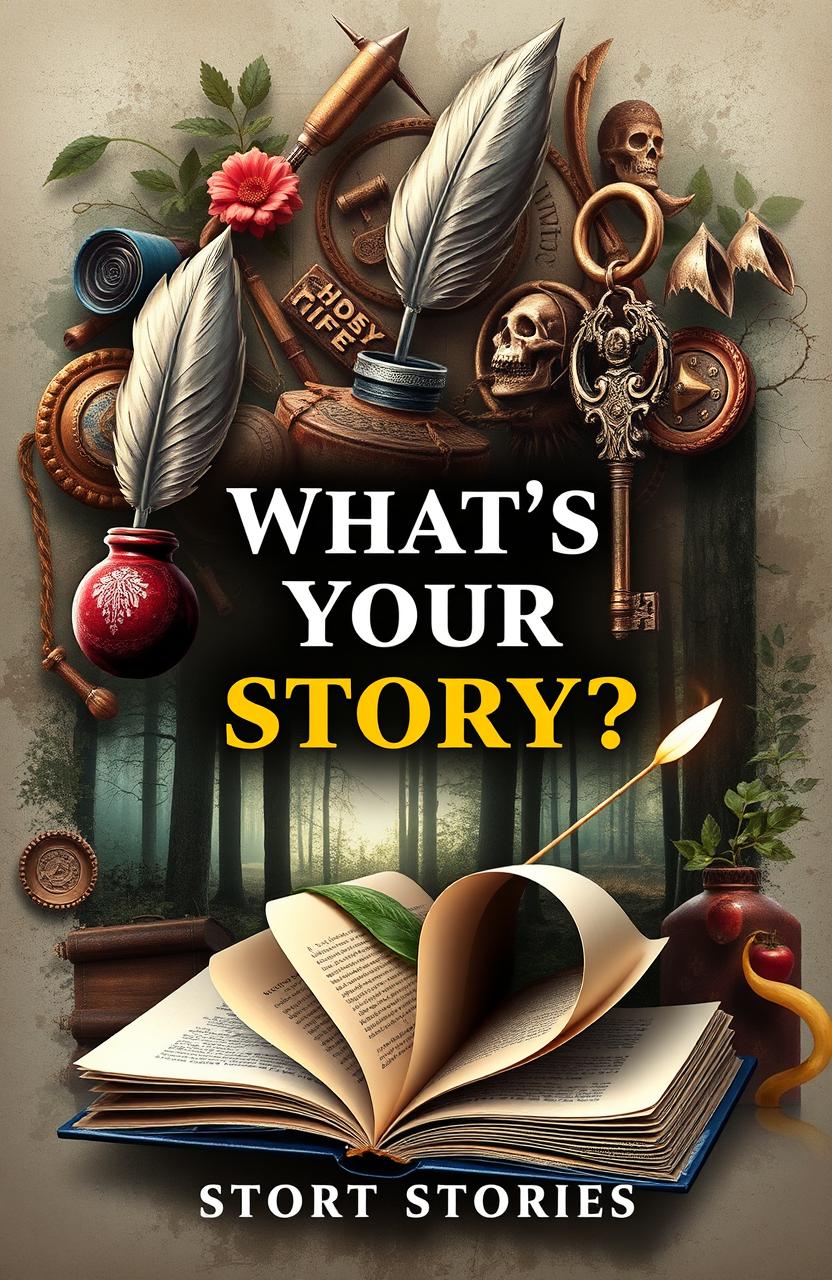 A beautifully designed book cover titled "What's Your Story?"