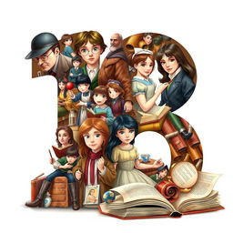 The number eighteen, filled with the most famous literary characters, such as Sherlock Holmes, Alice from Alice in Wonderland, Huckleberry Finn, Harry Potter, and Elizabeth Bennet