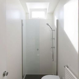 A compact bathroom with dimensions of 1