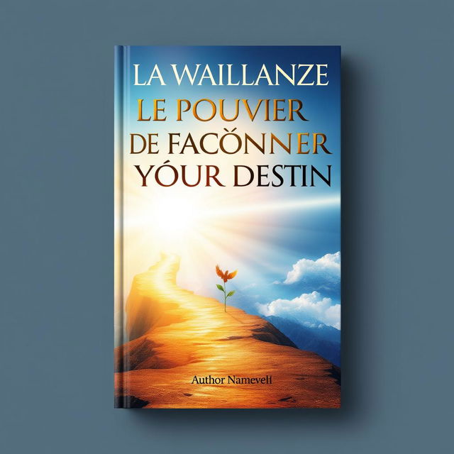 Cover design for the book titled "La volonté Le Pouvoir de Façonner Votre Destin"