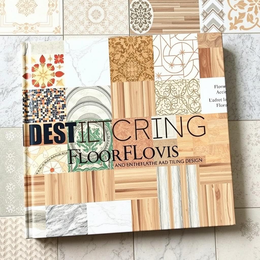 A book cover focusing on the intricate theme of floor layout and tiling design