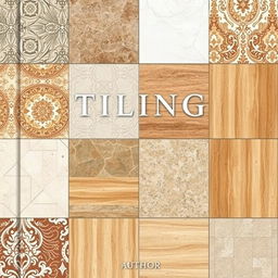 A detailed ebook cover focusing on the art of floor layout and tiling