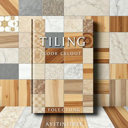 A detailed ebook cover focusing on the art of floor layout and tiling