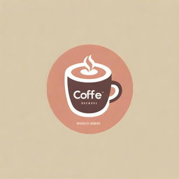 A logo for a coffee shop named 'Coffe Bucks', styled to resemble the periodic table, with vintage fonts and warm, coffee-inspired colors.