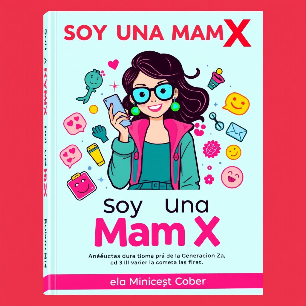 A book cover for "Soy Una Mam X: Anécdotas de una Mamá de la Generación Z"