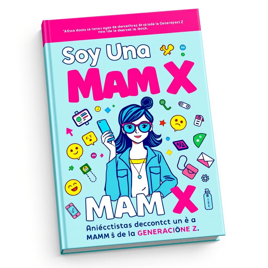 A book cover for "Soy Una Mam X: Anécdotas de una Mamá de la Generación Z"