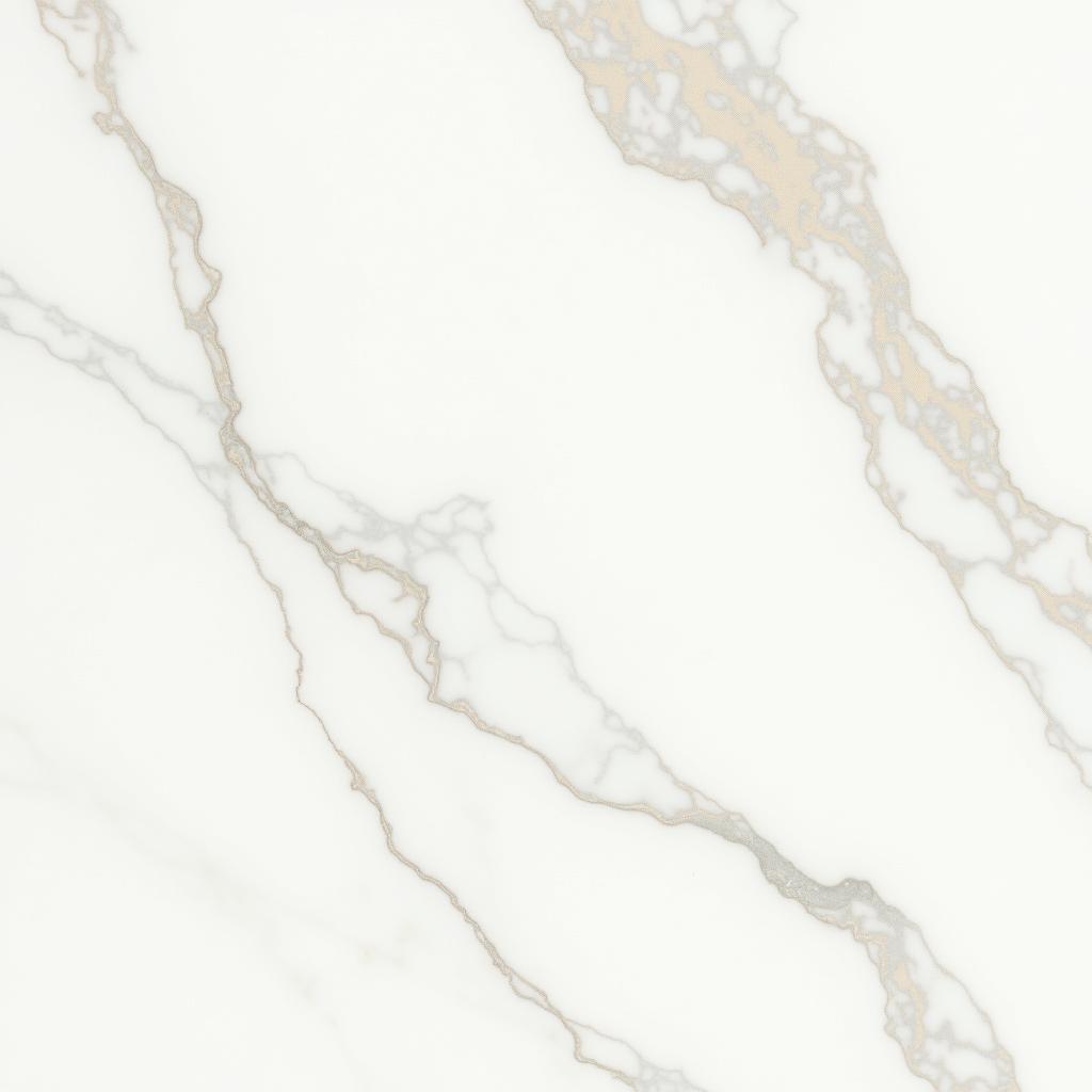 A pristine white marble texture, showcasing elegant veining patterns that flow gracefully across the surface