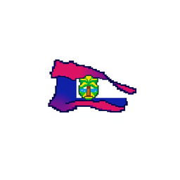 Pixel art of the Costa Rican colón currency symbol, vibrant and colorful design, clear pixel lines, retro video game style, on a simple background