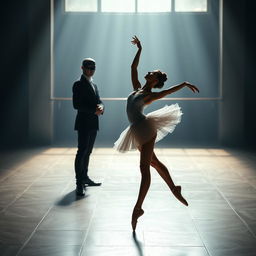 a graceful ballerina dancing elegantly, showcasing the beauty and art of ballet