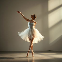 a captivating image of a ballerina dancing with elegance and grace, embodying the beauty and artistry of ballet