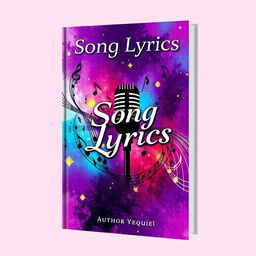 A captivating book cover for a song lyrics book