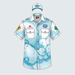 A creative and professional design for a fisheries extension service uniform