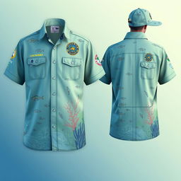 A thoughtful design for a fisheries extension service uniform tailored for community engagement