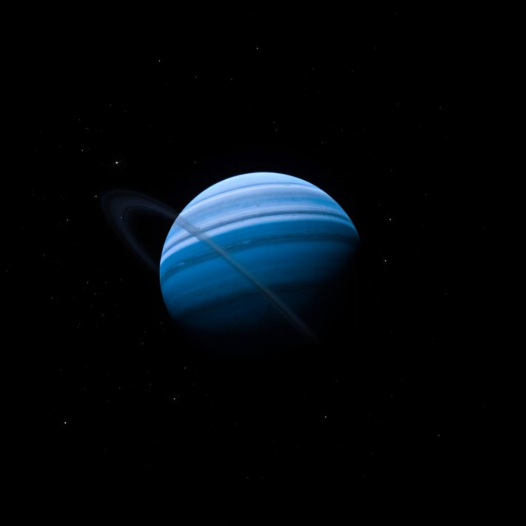 Neptune at opposition with its celestial beauty fully visible