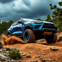 A dynamic and rugged Corvette C8-based SUV, expertly designed for offroading