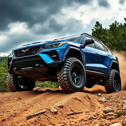 A dynamic and rugged Corvette C8-based SUV, expertly designed for offroading