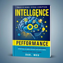 A visually striking book cover design embodying themes of intelligence, strategy, and high performance