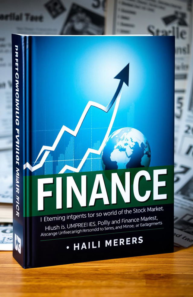 A detailed and comprehensive finance book cover that provides insights into the world of the stock market