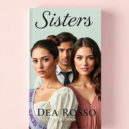 Book cover for a romance novel titled "Sisters", styled like promo photos from the series "Knock on My Door"