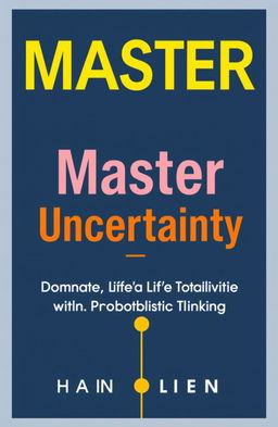 Design a captivating book cover for 'Master Uncertainty: Dominate Life’s Complexities with Probabilistic Thinking'