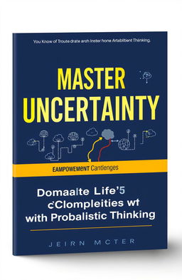 Design a captivating book cover for 'Master Uncertainty: Dominate Life’s Complexities with Probabilistic Thinking'