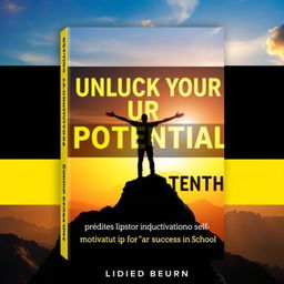 Design an eBook cover for 'Unlock Your Potential: A Guide to Self-Motivation for Success in School'