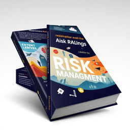 A book cover showcasing the versatility of risk management through visual elements