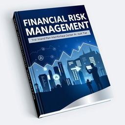 A book cover for Financial Risk Management featuring a sophisticated and professional design