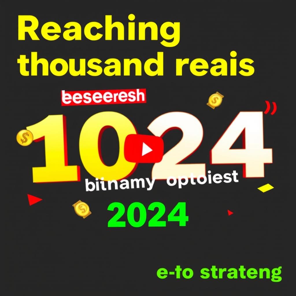 Creative and eye-catching YouTube thumbnail focused on "Reaching 10 thousand reais using the best binary options strategy 2024"