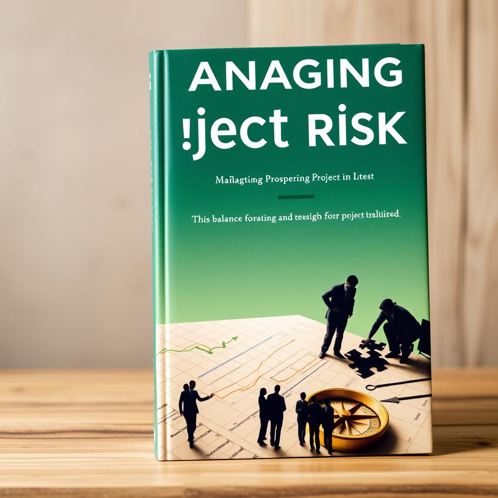 A book cover for Managing Project Risk, highlighting the careful balance and foresight required in project management