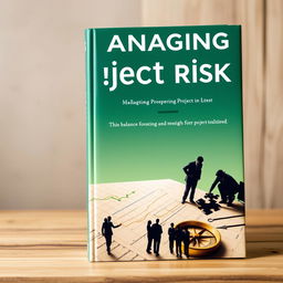 A book cover for Managing Project Risk, highlighting the careful balance and foresight required in project management