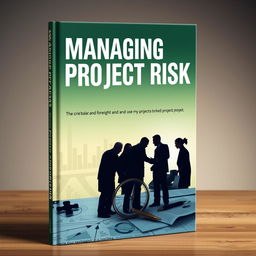 A book cover for Managing Project Risk, highlighting the careful balance and foresight required in project management