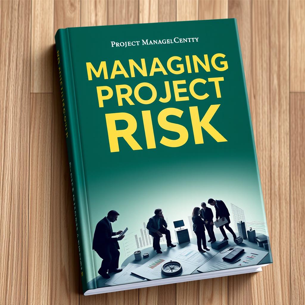 A book cover for Managing Project Risk, highlighting the careful balance and foresight required in project management