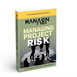 A book cover for Managing Project Risk, highlighting the careful balance and foresight required in project management