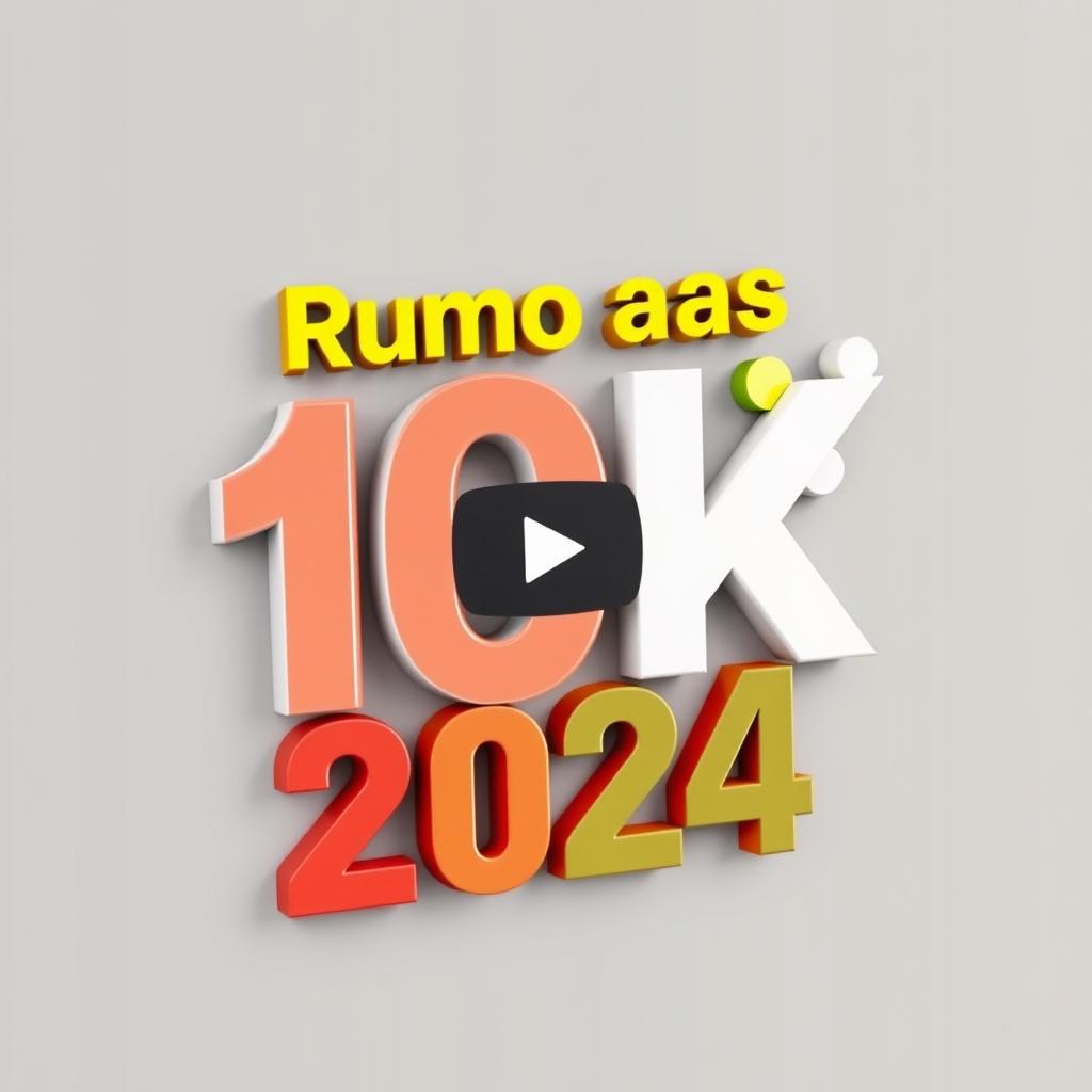 Miniatura do YouTube com o tema "Rumo aos 10K com o melhor gerenciamento para opções binárias 2024" em português